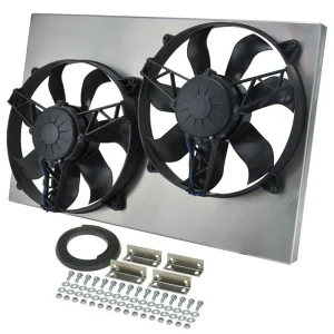 Derale Dual Rad Fan W/Alum Shroud Assembly 16831 Original